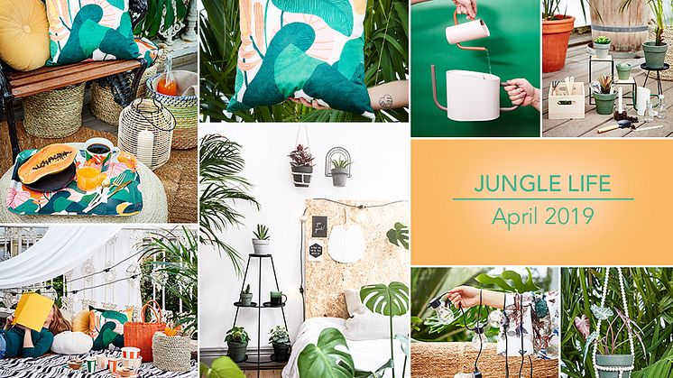 Jungle life! Lagerhaus presenterar årets nyheter för balkong och terrass