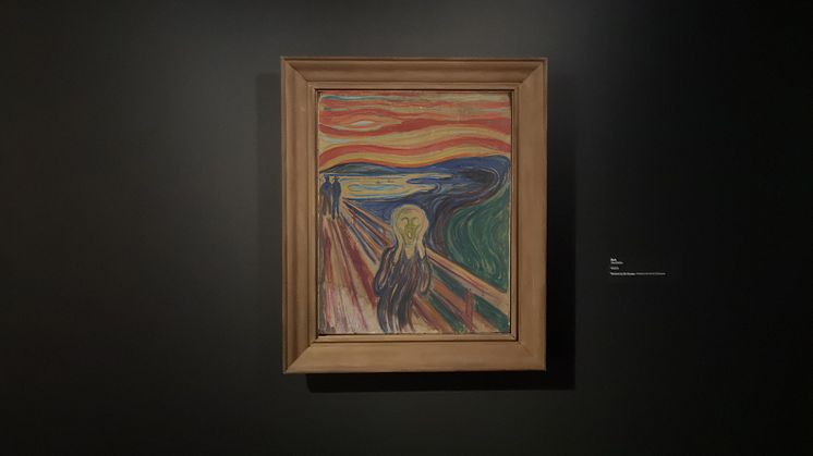 The Scream. Tempera and oil on cardboard. Photo: Munchmuseet