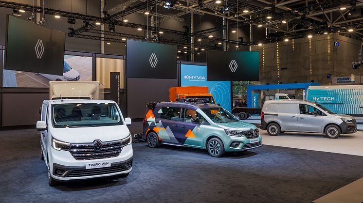 Renaults eltransportbilar på Hannover Motorshow