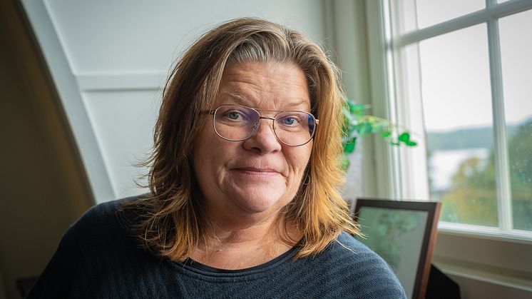 Pernilla Andersson, lärare på ekonomiprogrammet, Eksjö gymnasium, finalist till lärarpriset Guldäpplet 2022.