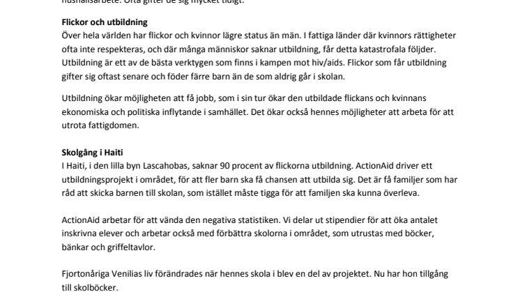 Utbildning kan utrota fattigdom