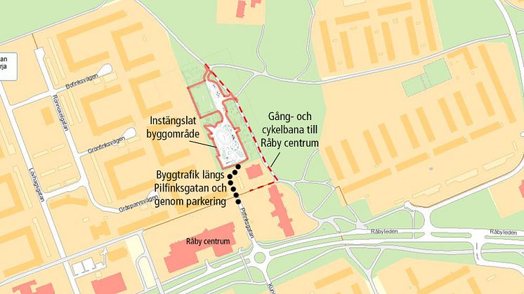 Karta med ritning stor