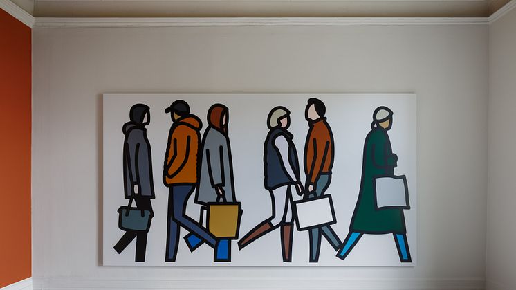 Julian Opie. Walking in Knokke 6. Foto_Eivind Lauritzen
