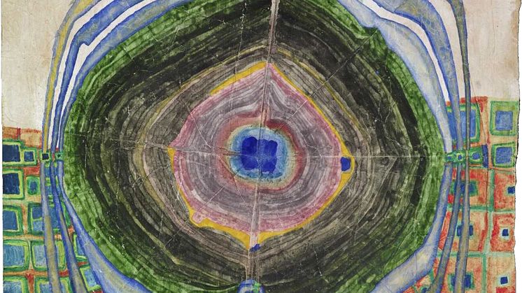 Hundertwasser, 227 A RAINDROP WHICH FALLS INTO THE CITY