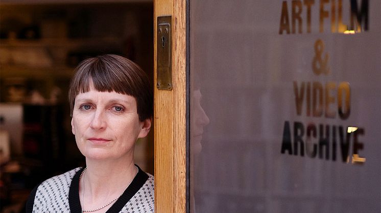 Anna-Karin Larsson, verksamhetsledare på Filmform. Hon tilldelas 2019 års Dynamostipendium som är på 150 000 kronor. Fotograf: Andreas Bertman
