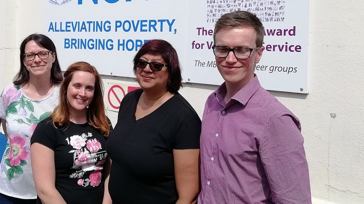 GTR staff working with homeless charity NOAH