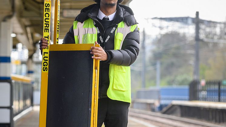 Imran Mohammed, ready to assist at Potters Bar 2