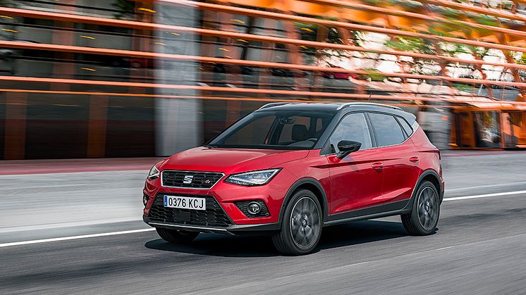 Ny SEAT Arona får 5 stjerner i Euro NCAP testen