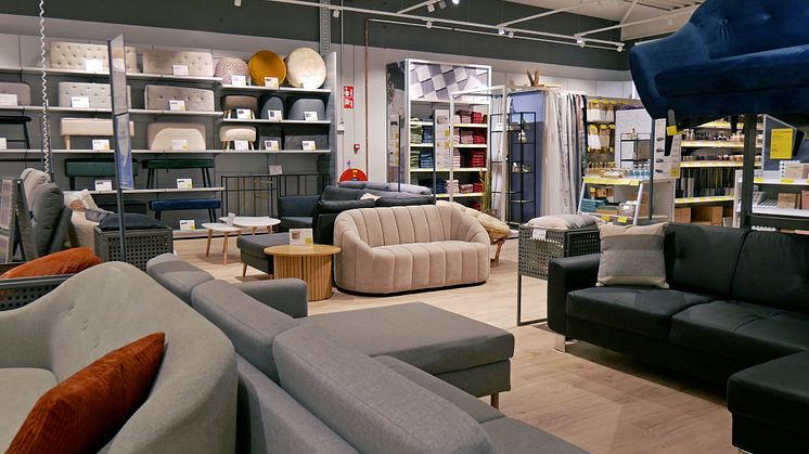 JYSK winkel binnen
