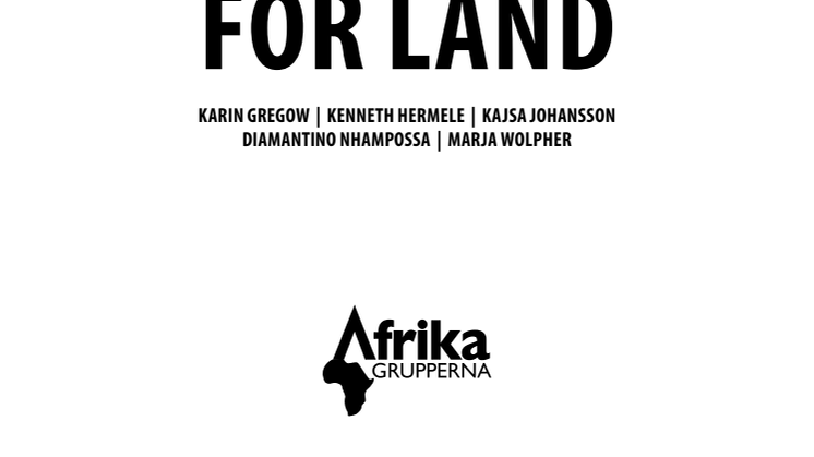 Ny rapport: landgrabbing snabbt växande problem
