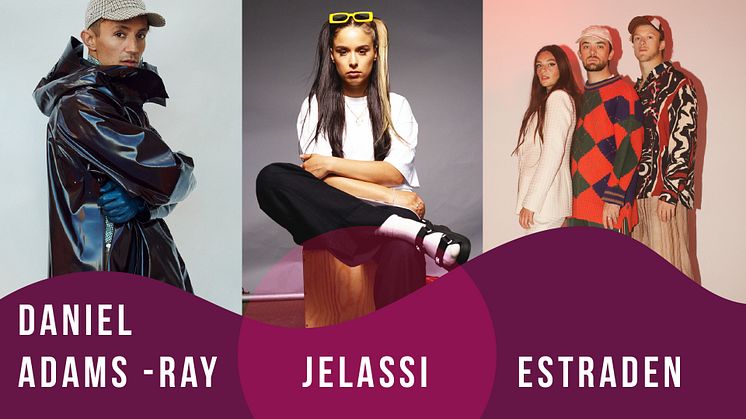 Daniel Adams-Ray, Jelassi och Estraden klara för Kalmar Stadsfest 2022!