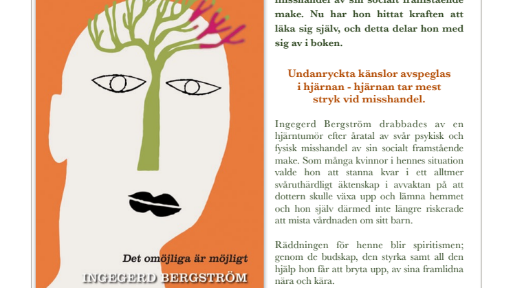 Boksläpp; "Om jag bara hade vetat" av Ingegerd Bergström m fri artikel mm