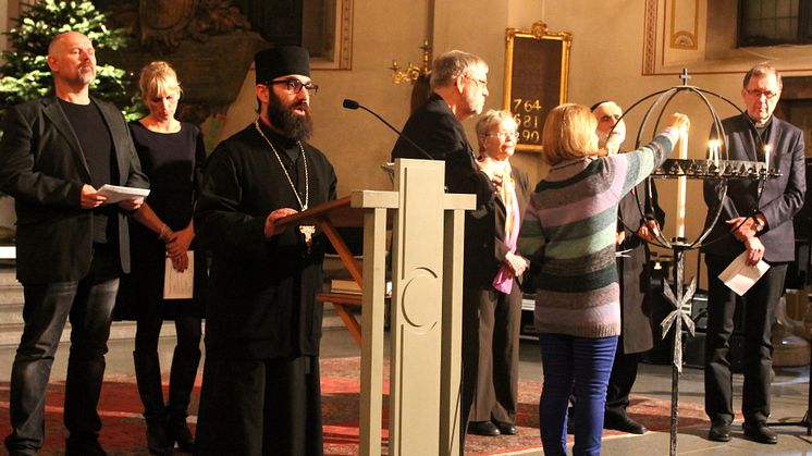 Landets kyrkoledare manifesterade religionsfrihet