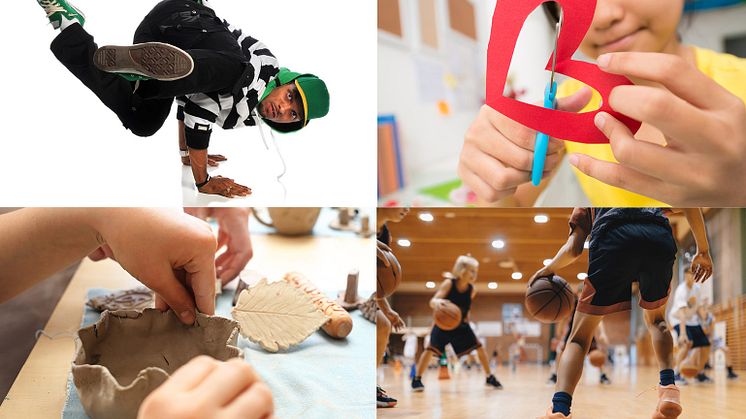Testa breakdance, keramik, bollsport och pyssla är bara några av alla aktiviteter som äger rum i Bergsjön under sportlovet. Foto: Istock.