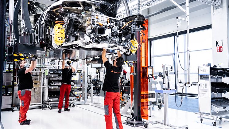 Produktion af Audi e-tron GT på Böllinger Höfe
