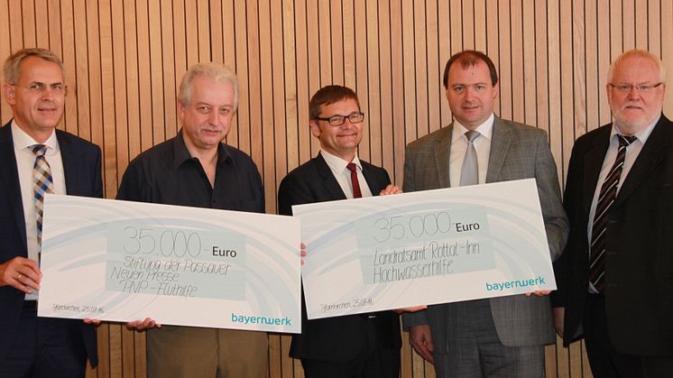 Bayernwerk spendet für Hochwasseropfer im Landkreis Rottal-Inn 