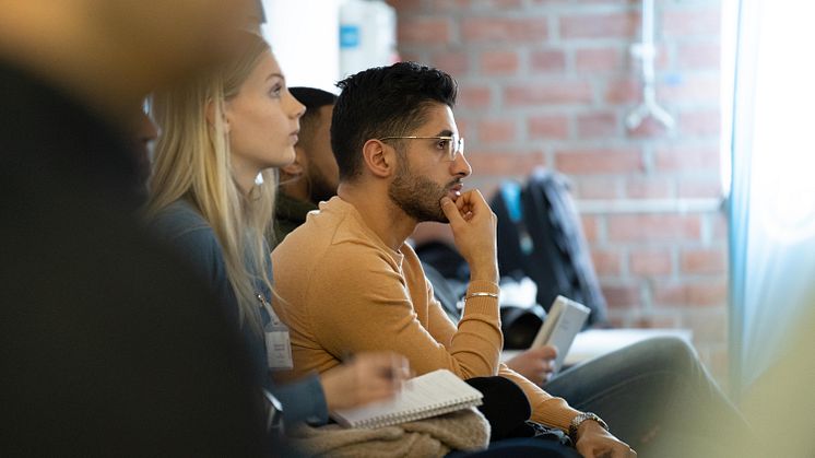 Ett 40-tal personer kom för att diskutera och ta del av andra företags erfarenheter och forskares studier.