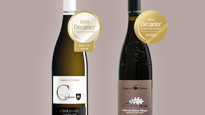 Camille Cayran La Réserve Blanc 2017 & Camille Cayran Le Chêne Noir 2017