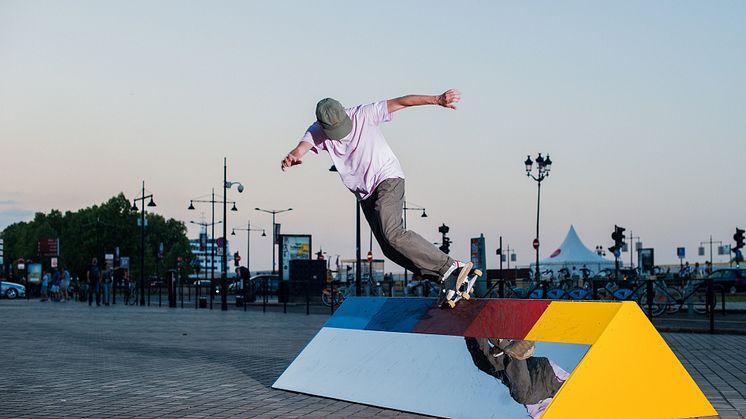 Bon Voyage – Utbyte av skulpturer anpassade för skateboardåkning mellan Malmö och Bordeaux