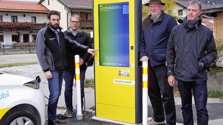 Neue Stromtankstelle in Ruhpolding