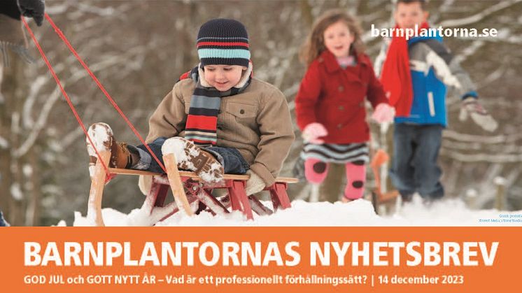 BARNPLANTORNAS JUL-NYHETSBREV