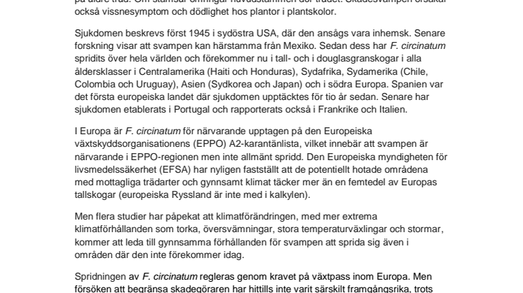Nytt hot mot svensk tall