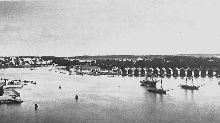 Galärvarvet panorama 1860