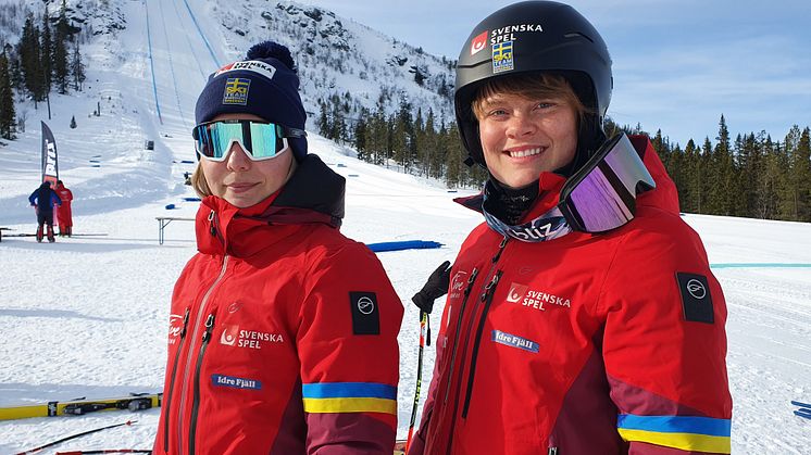 Hanna Matslofva och Britta Backlund