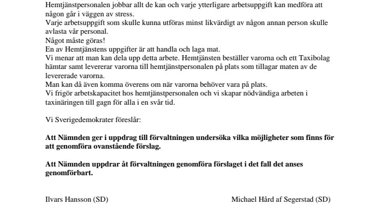 Underlätta transport för hemtjänstpersonal under Covid-19