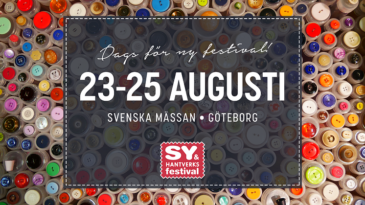 ”Gör det själv” är Sy & Hantverksfestivalens själ
