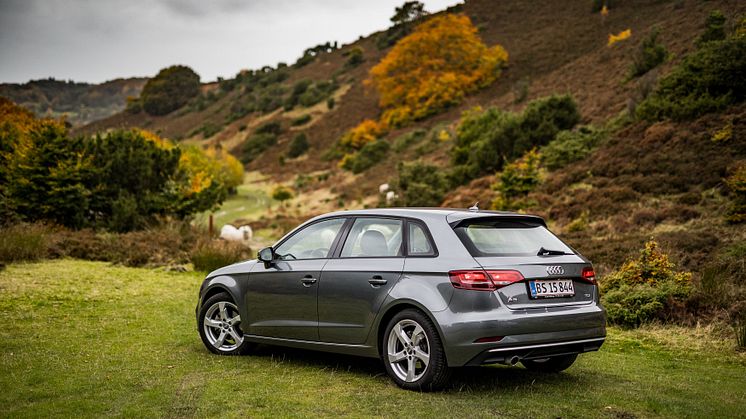 A3 Sportback er med sit sportslige og elegante udtryk en bil, der opfylder de flestes behov