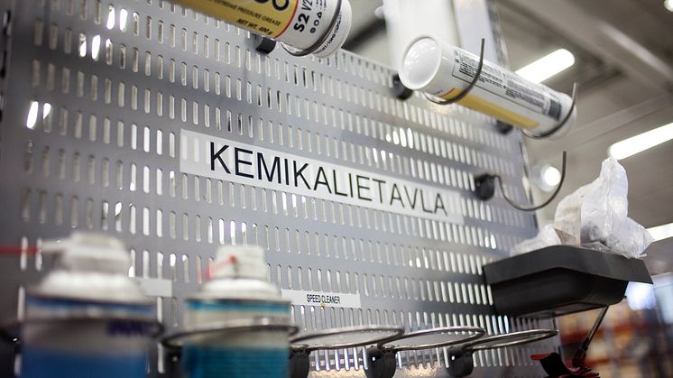 Elfa har stenkoll på  kemikaliehanteringen