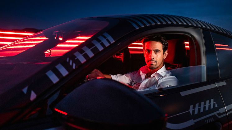 Lucas di Grassi og Audi RS e-tron GT prototype