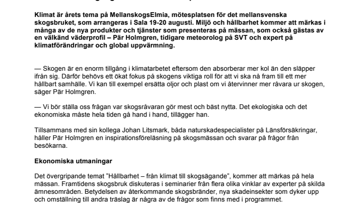 ​Klimat och skogsägande med väderexpert
