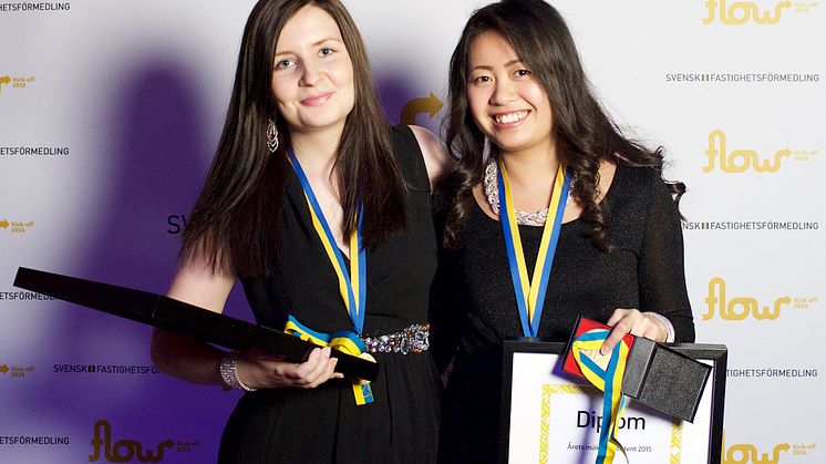 Två Luleåtjejer utnämnda till ”Årets mäklarassistent 2015”