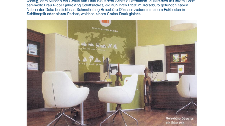 Schmetterling Reisebüro mit Globus Award 2015 ausgezeichnet