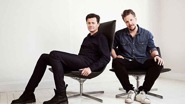 Fredrik Wikingsson och Filip Hammar.  Foto: Wikimedia