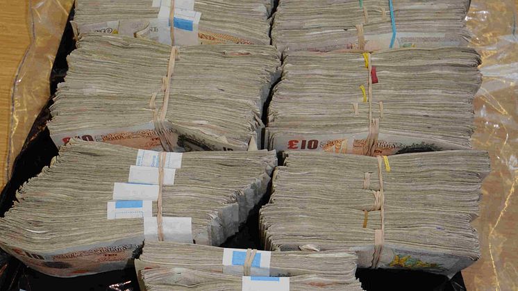 Op Enigma cash seized by HMRC 
