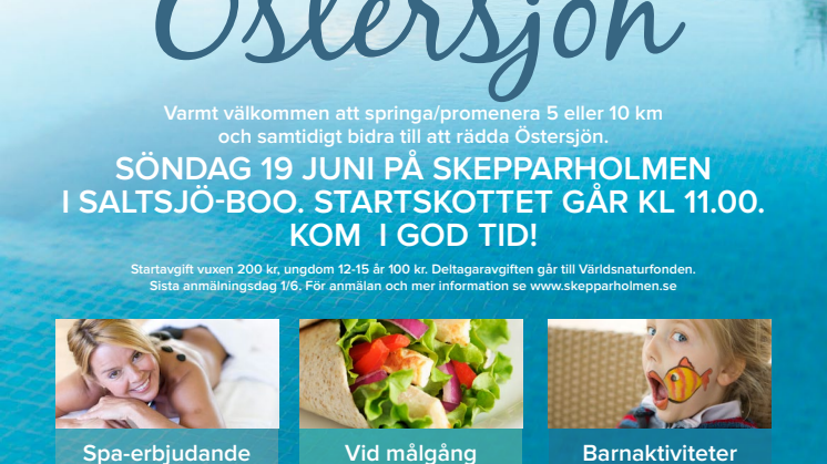 Skepparholmen springer för Östersjön 19 juni 2016 