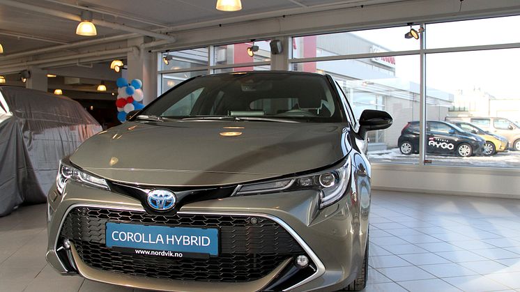 Nye Toyota Corolla Hybrid er klar for Bodø