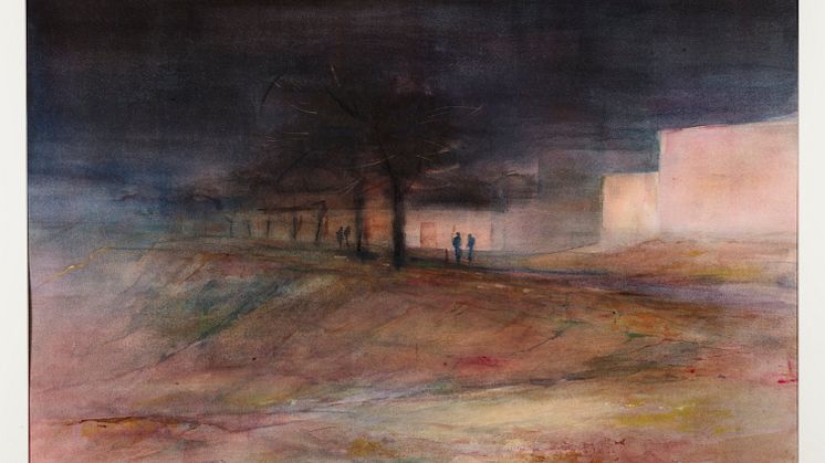 Ingemar Lööf, akvarell (54 × 74 cm)