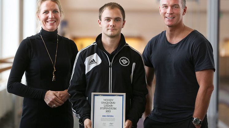 Woody Ungdomsledarstipendiat 2013, Emil Fritzell Mullsjö IF
