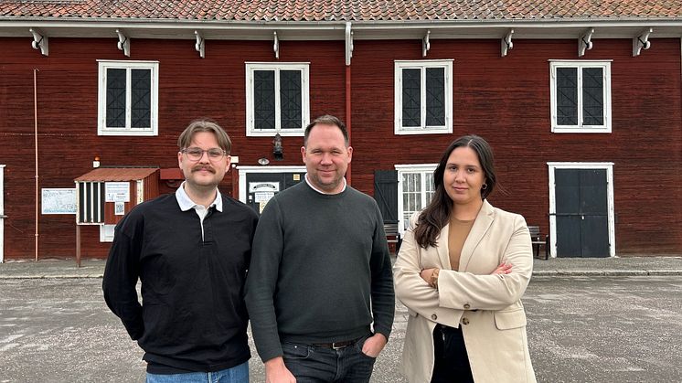 Structor Miljöpartner från vänster: Martin Alstermark, Johan Rodéhn (vd) och Lina Törnqvist. Foto: Structor