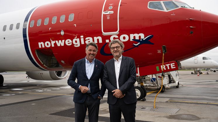 Geir Karlsen and Niels Hemmingsen aircraft