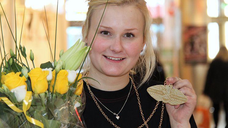 Anna tog historiskt SM-guld i plåtslageri