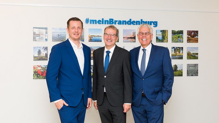 Christian  Woronka, Hendrik Fischer, Dieter Hütte (v.l.n.r.). Foto: Sebastian Rost Fotografie. 