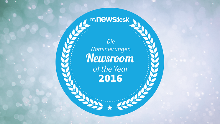 Mynewsdesk zeichnet den „Newsroom of the Year 2016“ aus
