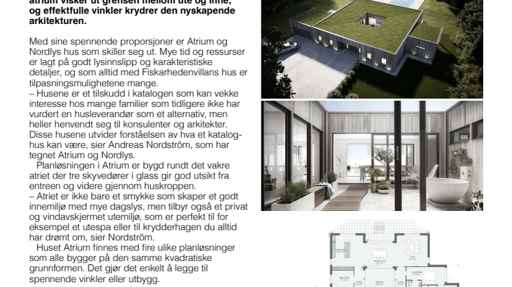 Nye husmodeller med sterk personlighet