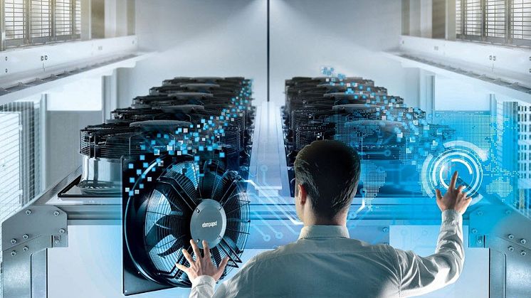 EC-fläktar som styrs via MODBUS kan på sikt bli självlärande med hjälp av Artificiell Intelligens (AI)