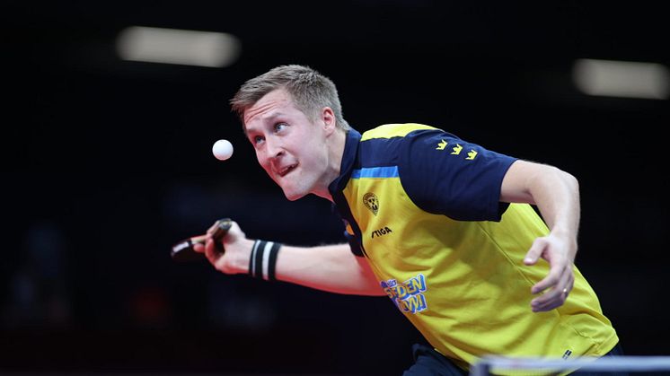 Mattias Falck under ITTF Finals 2020. Foto: ITTF